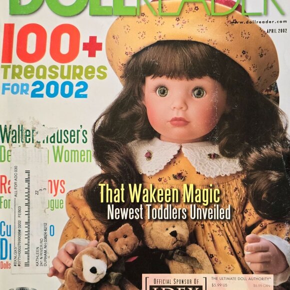 Doll Reader Magazine April 2002 100+ Treasures For 2002 Wakeen Magic - Picture 4 of 4